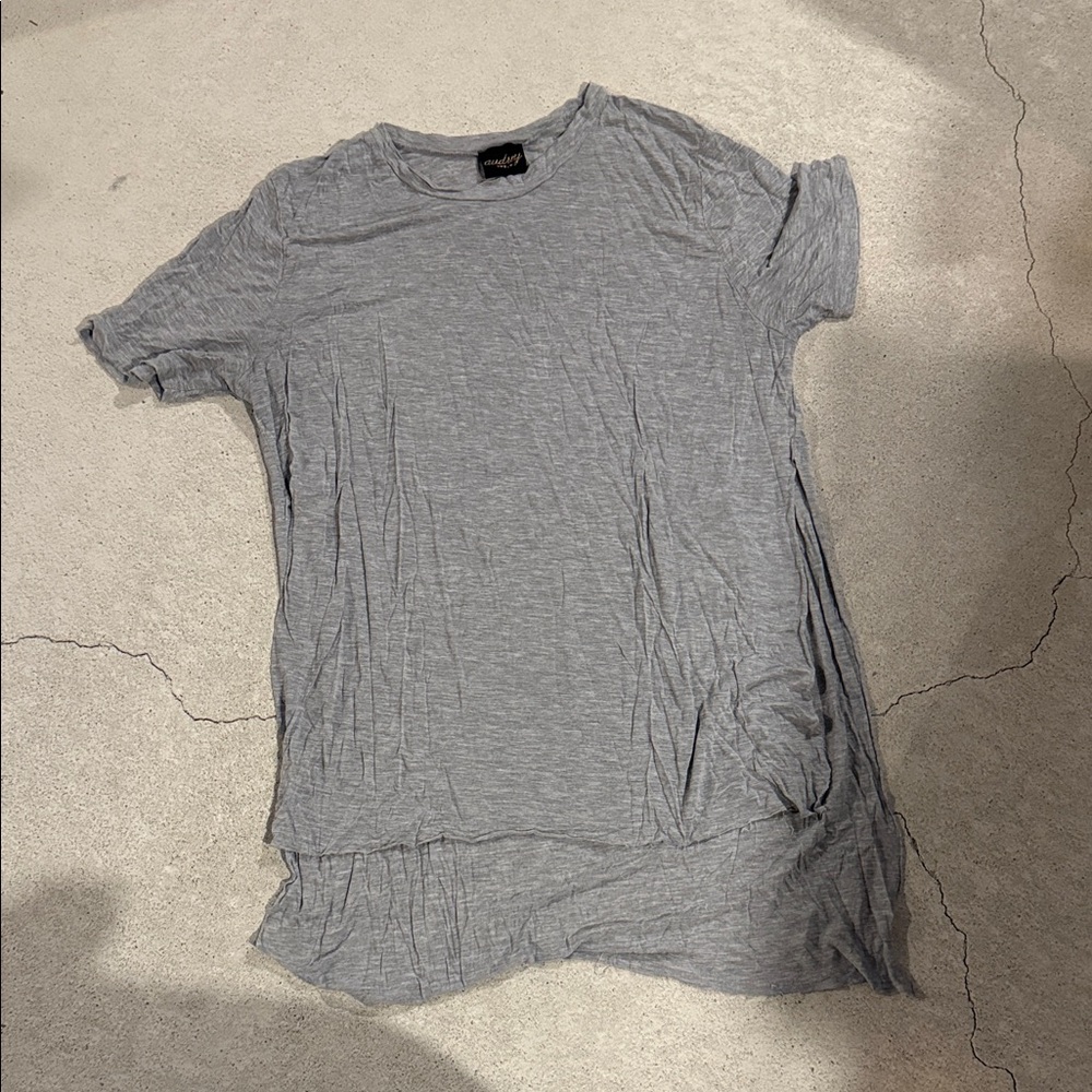 Audrey Heather Gray Tee